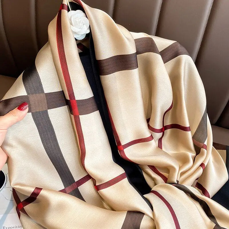 Mahogany Blend Silk Scarf