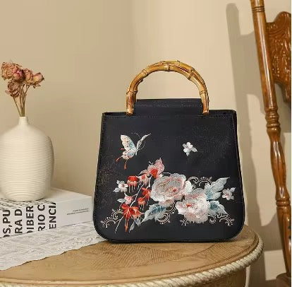 Auvira Embroidered Handbag
