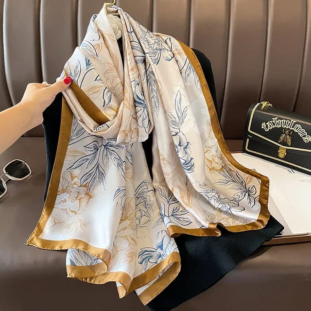 Alabaster Silk Stole
