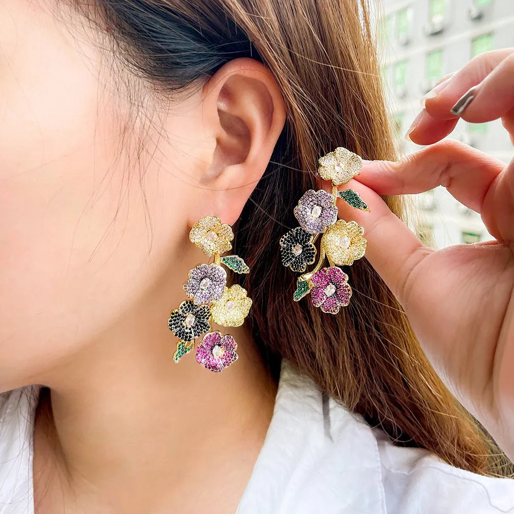 French Blossom earrings