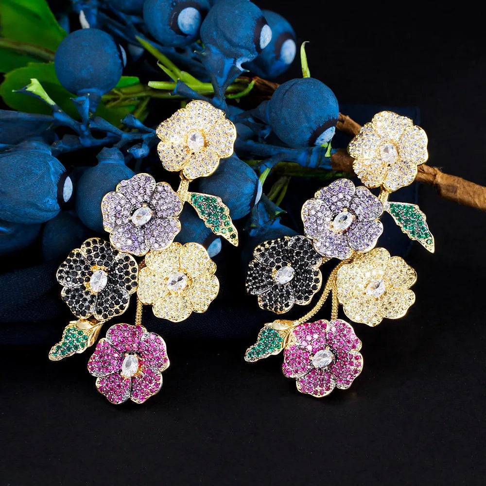 French Blossom earrings