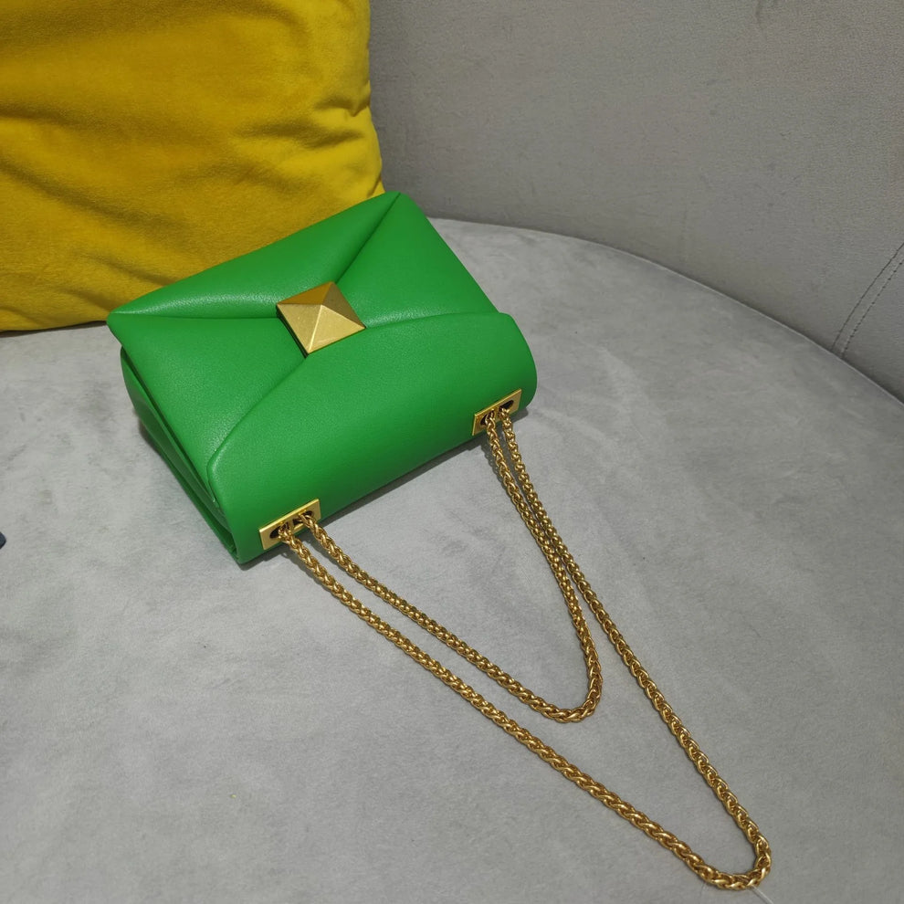 California Quilted Leather Sling(Green)