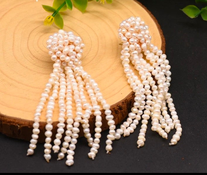 Luna Real Pearl earings