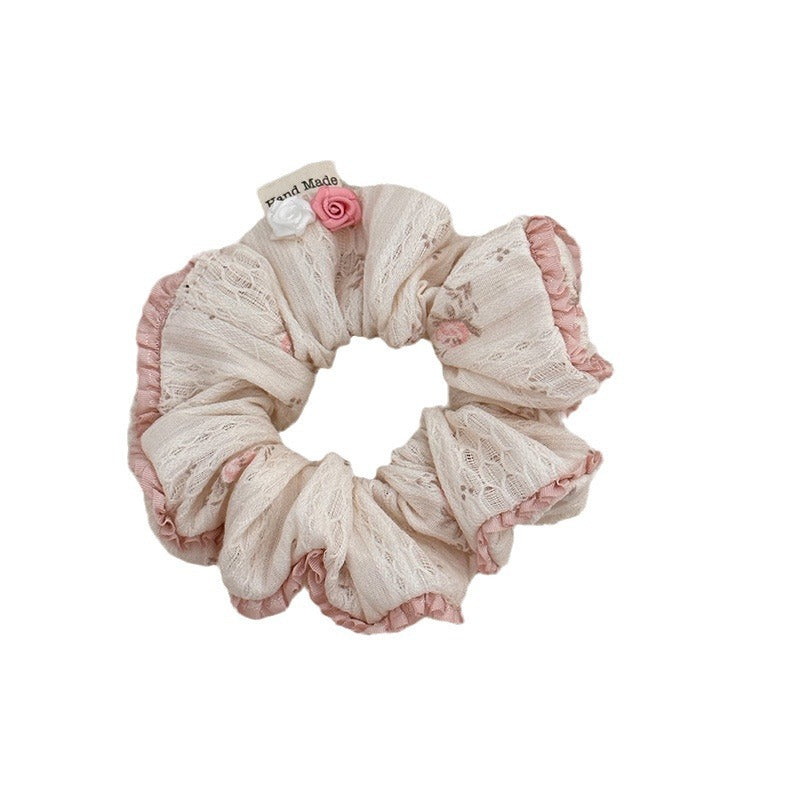 Pinky Puff Scrunchie