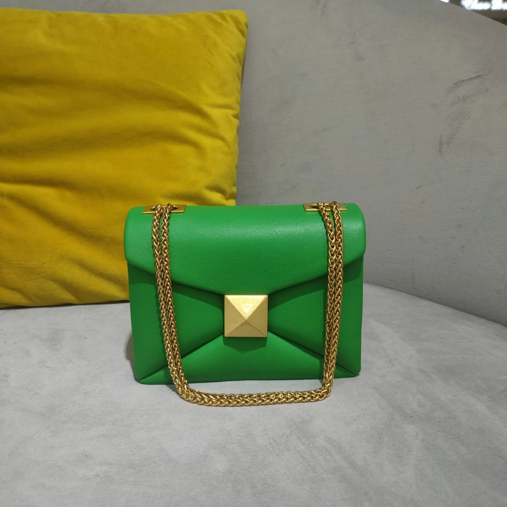 California Quilted Leather Sling(Green)