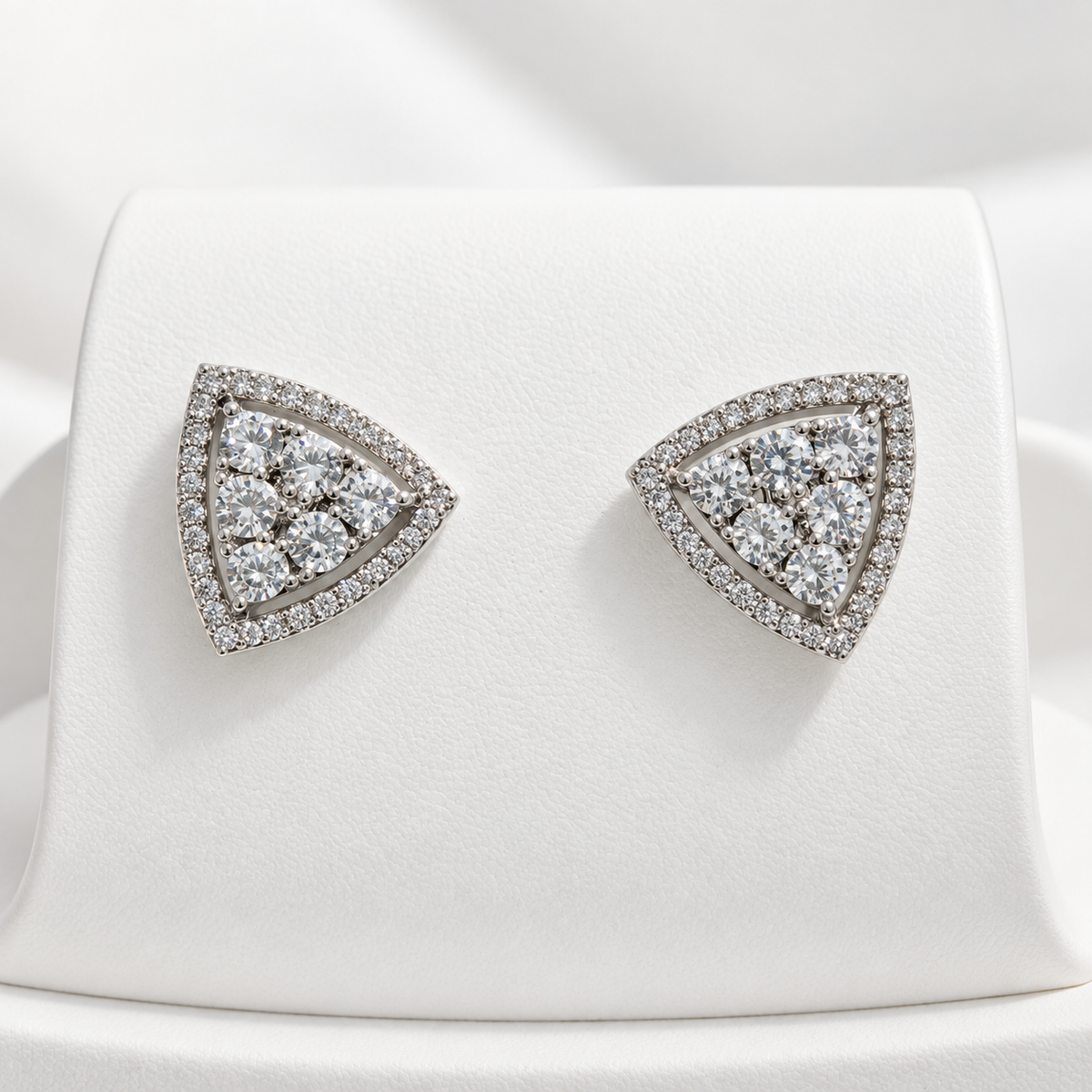 Triora Triangle Stud Earrings