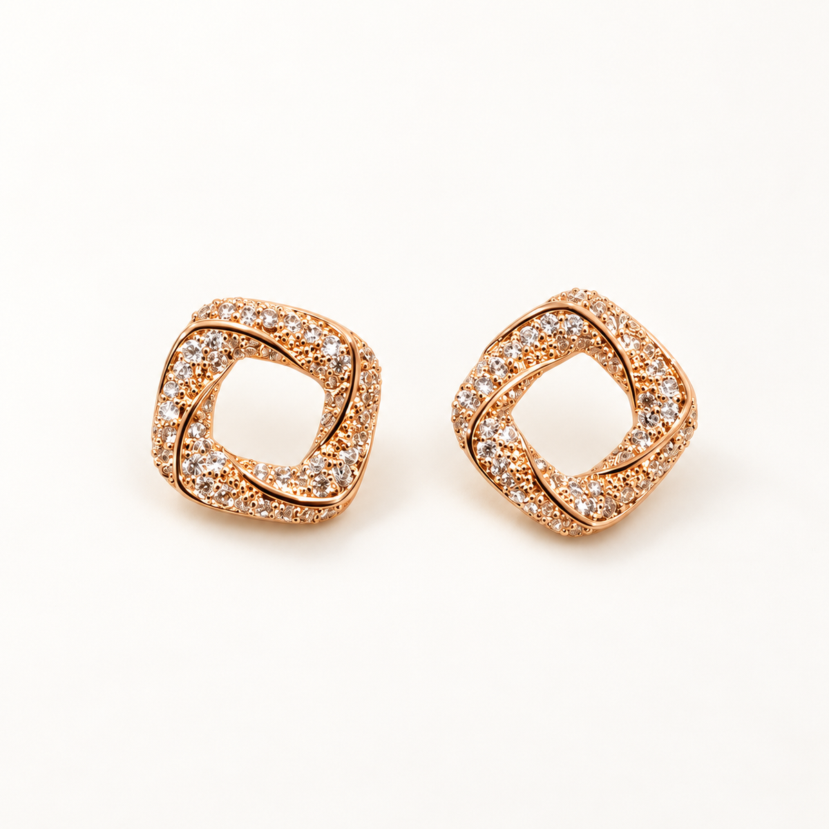 Aurelia Twist Stud Earrings