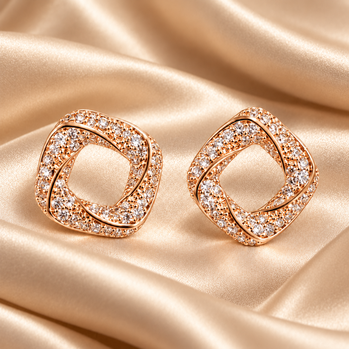 Aurelia Twist Stud Earrings