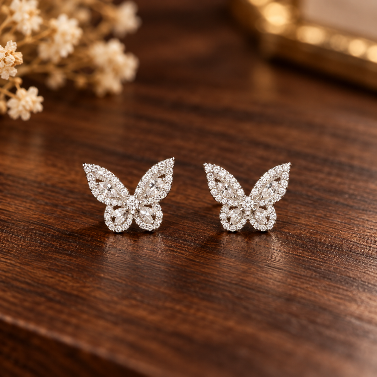 Papillon Butterfly Stud Earrings