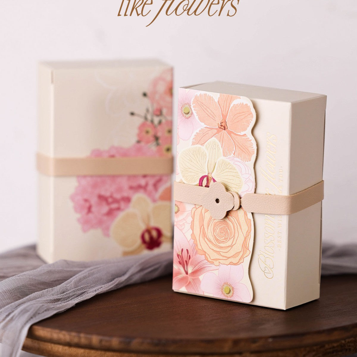 Garden Whispers Paper Gift Box
