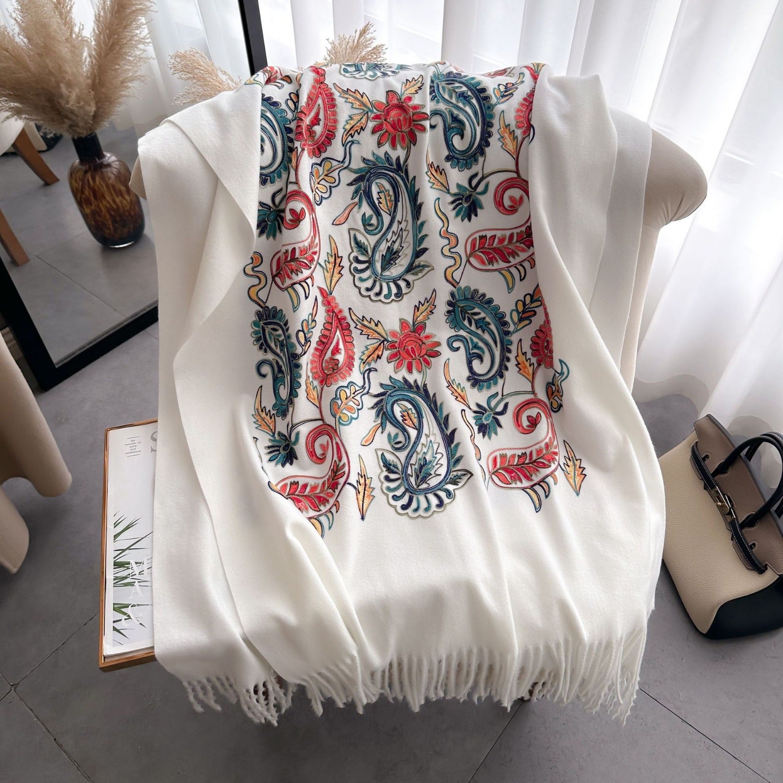 Augusta Snow Rich Pashmina Shawl