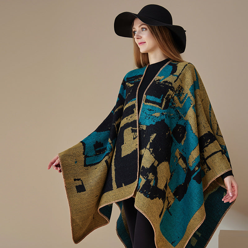Desert Turquoise Poncho