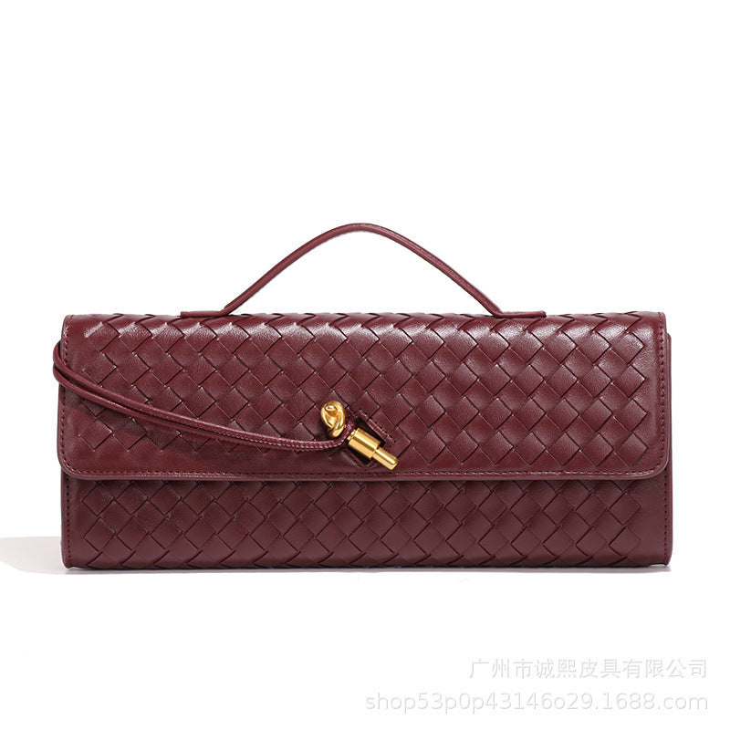 Andrea Vegan Leather Bag (Wine)