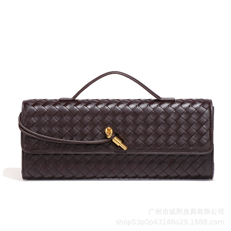 Andrea Vegan Leather Bag (Chocolate)