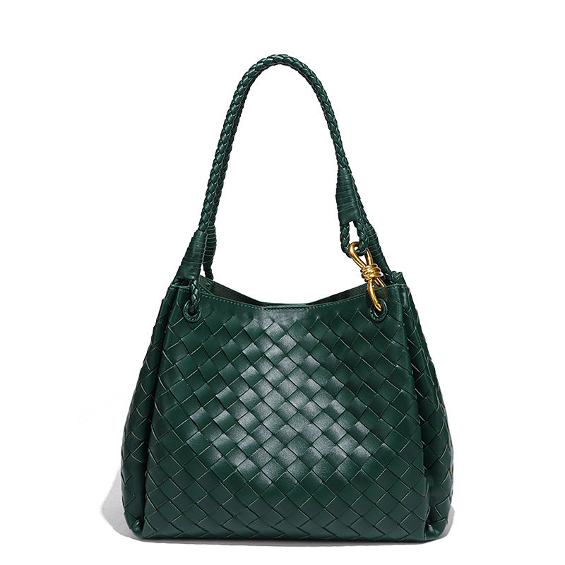 Sienna Vegan Leather Handbag (Green)