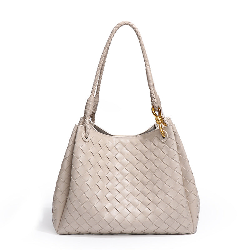 Sienna Vegan Leather Handbag (Sand)