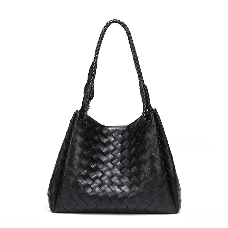 Sienna Vegan Leather Handbag (Black)