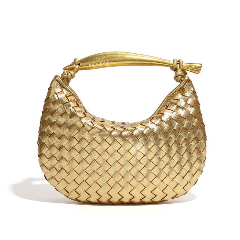Arlette Vegan Leather Bag (Gold)