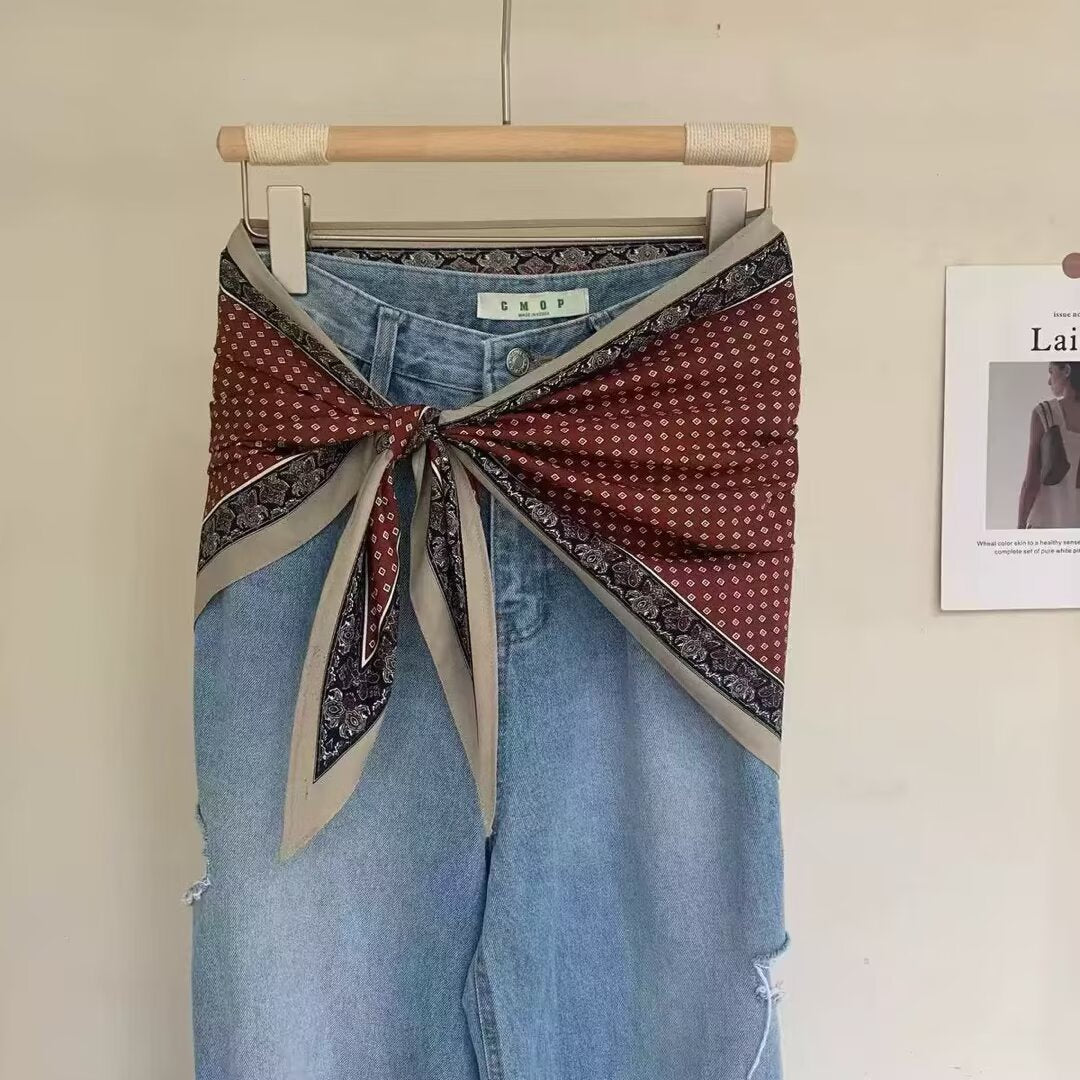 Merlot Triangle/Waist Scarf