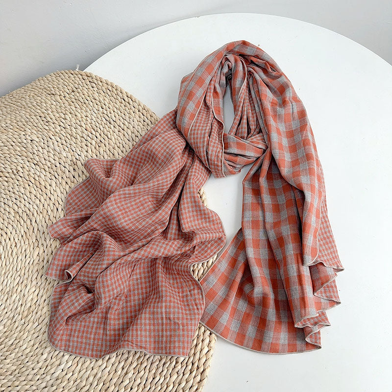 British Rust Cotton Stole