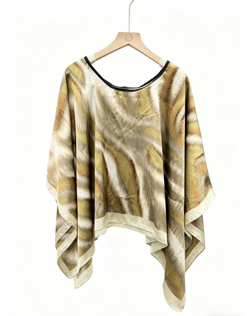 Amorie Silk Summer Poncho