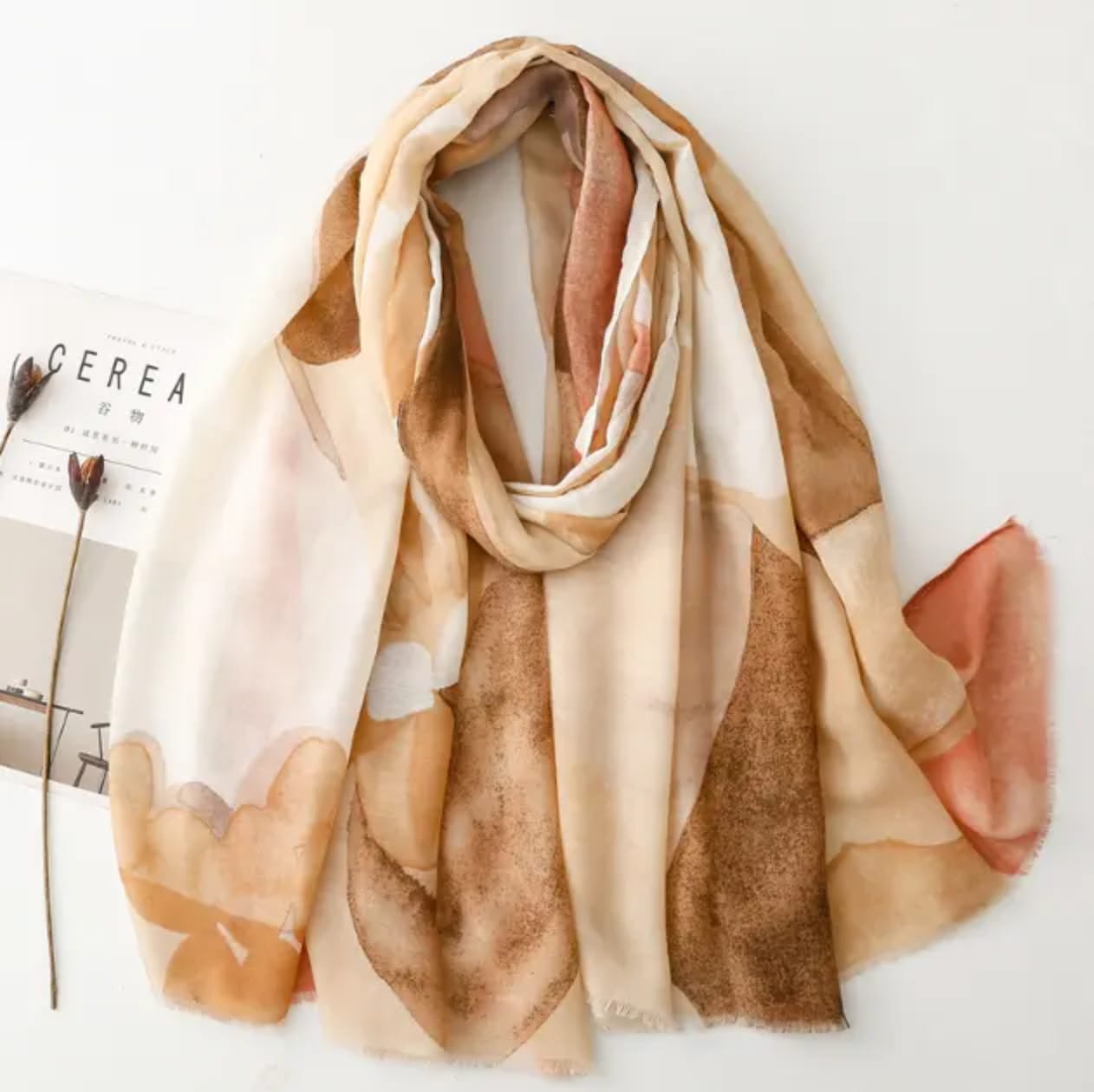 Vera Viscose Cotton Stole