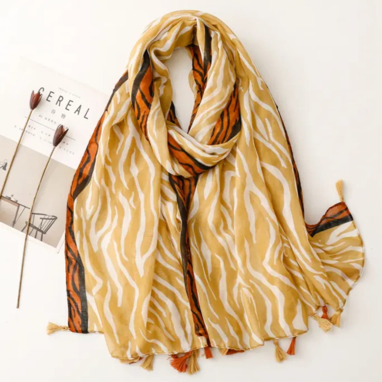 Zella Viscose Cotton Stole