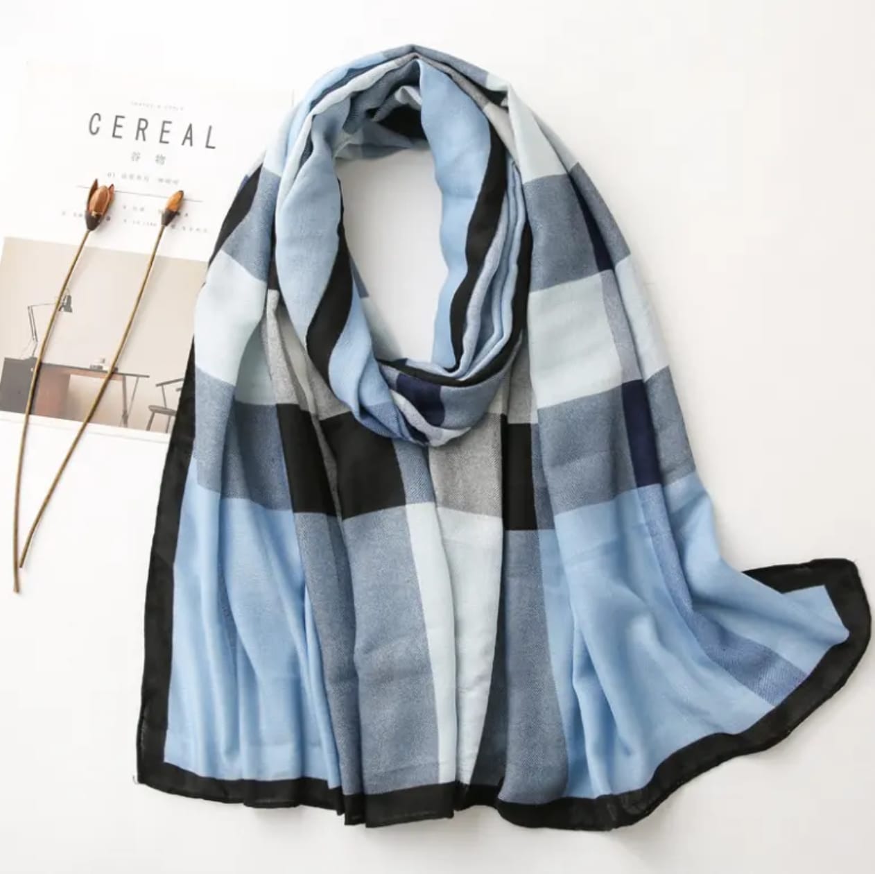 Poppy Viscose Cotton Stole