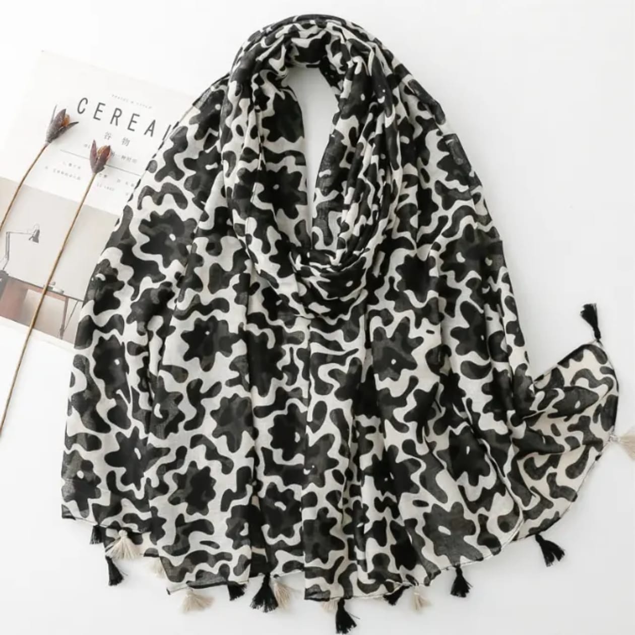 Sia Viscose Cotton Stole