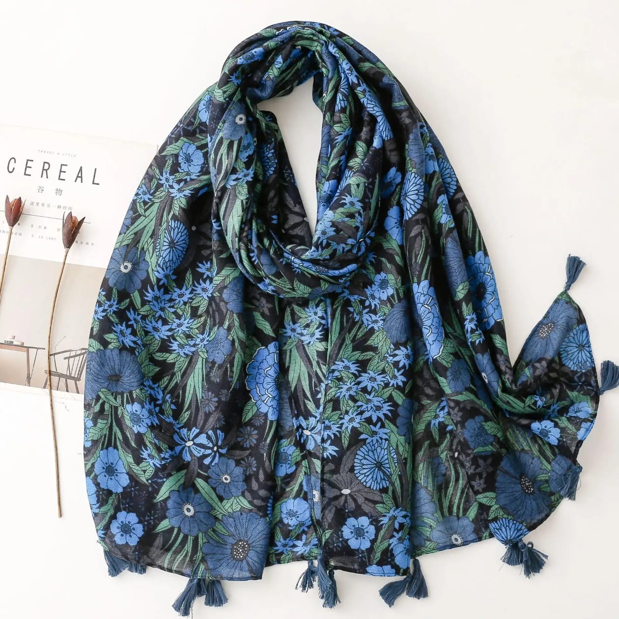 Enora Viscose Cotton Stole