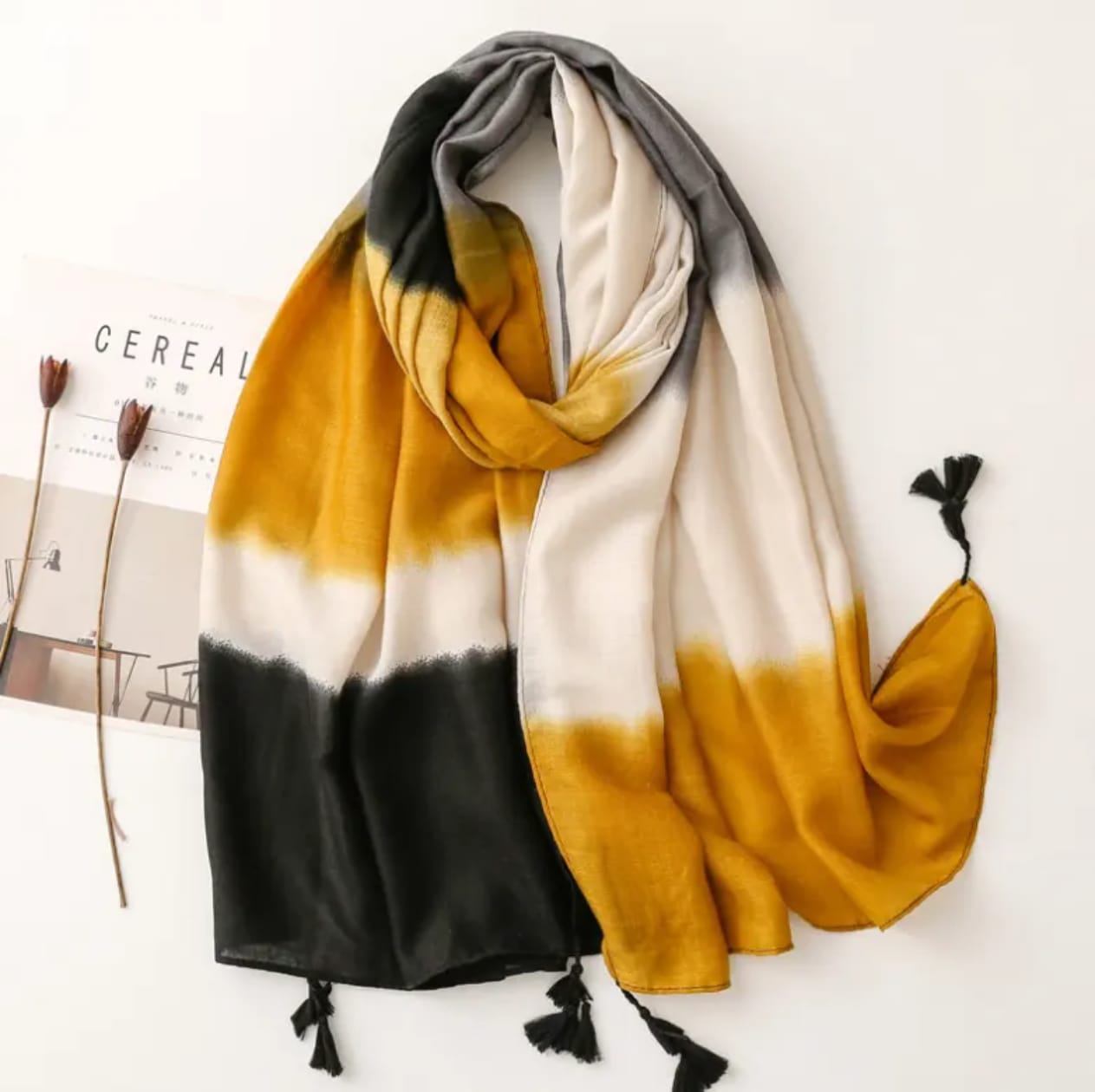 Asteria Viscose Cotton Stole