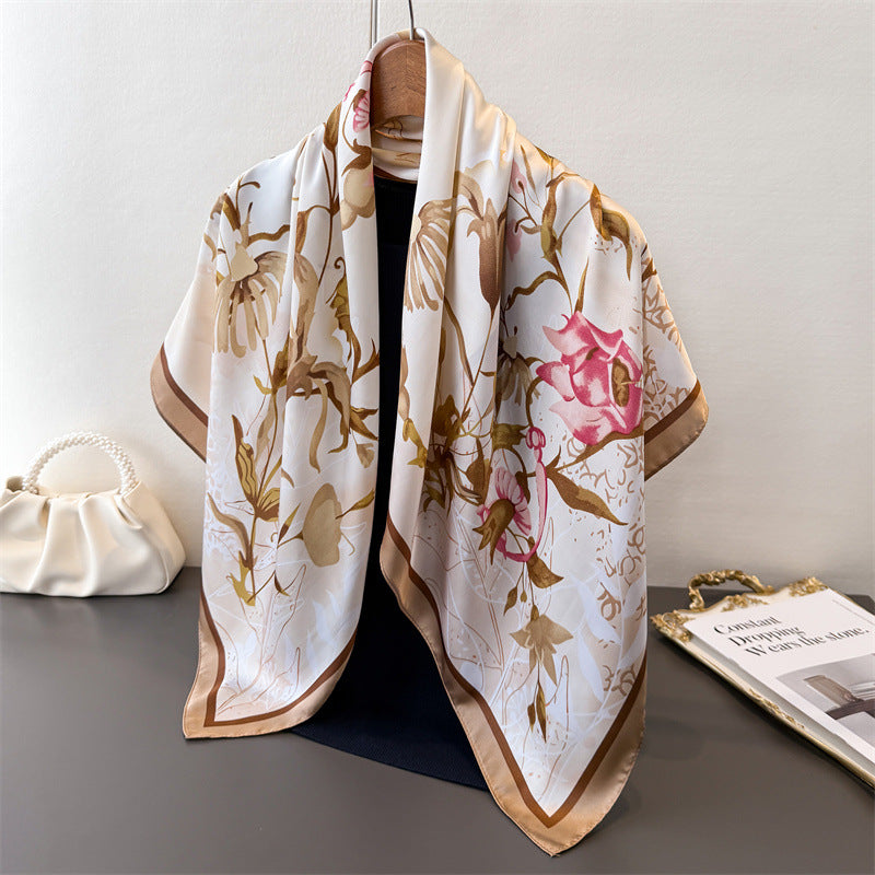 Flur Silk Scarf (90x90cms)