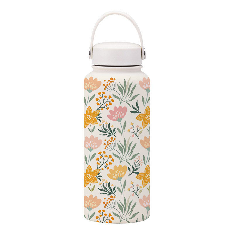 Sunelle Stainless Steel Bottle with Thermos Lid (1000ml)