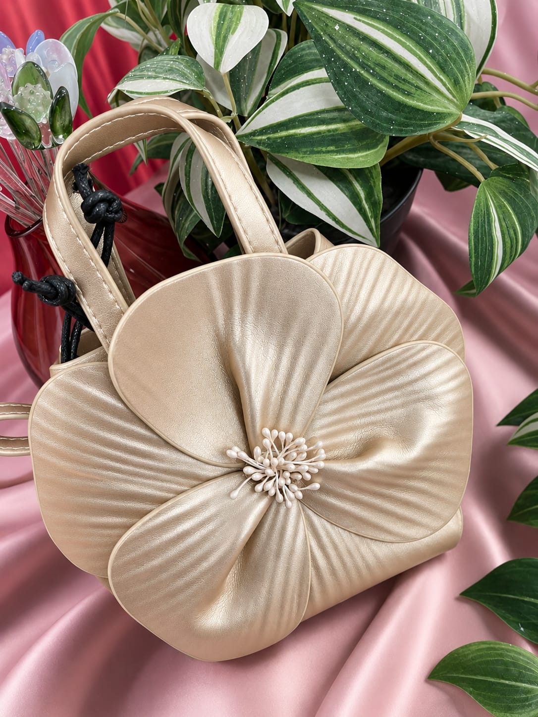 Taylor Vegan Leather Bag (Gold)