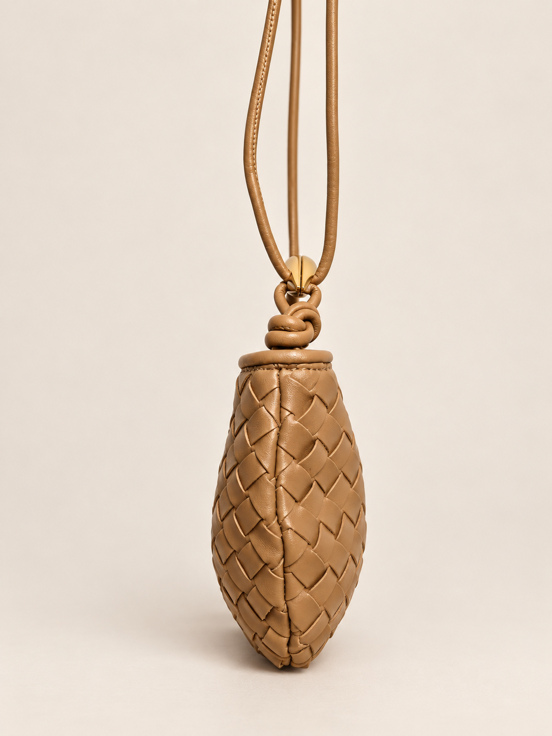 Arlette Mini Vegan Leather Bag (Khakhi)