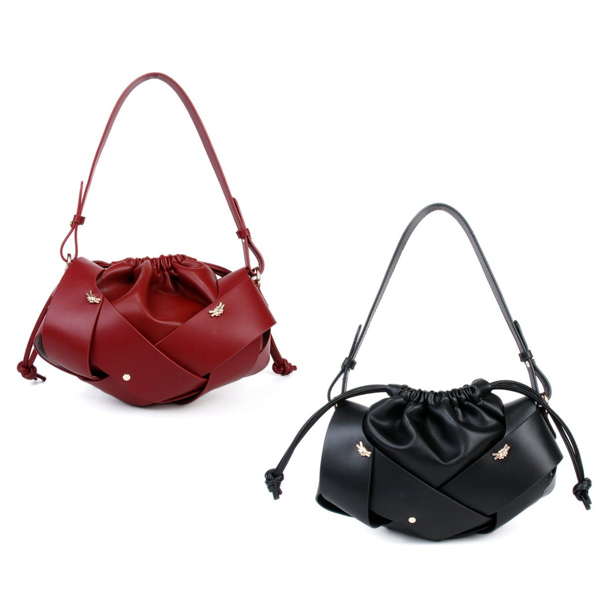 Cassia Vegan Leather Bag (Red)