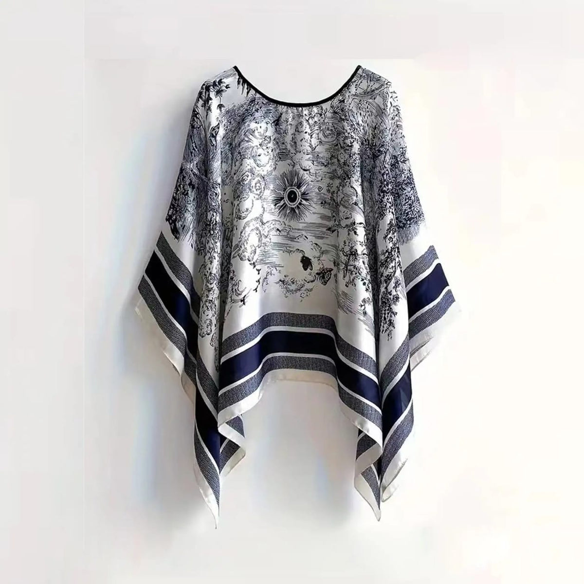 Sage Silk Summer Poncho