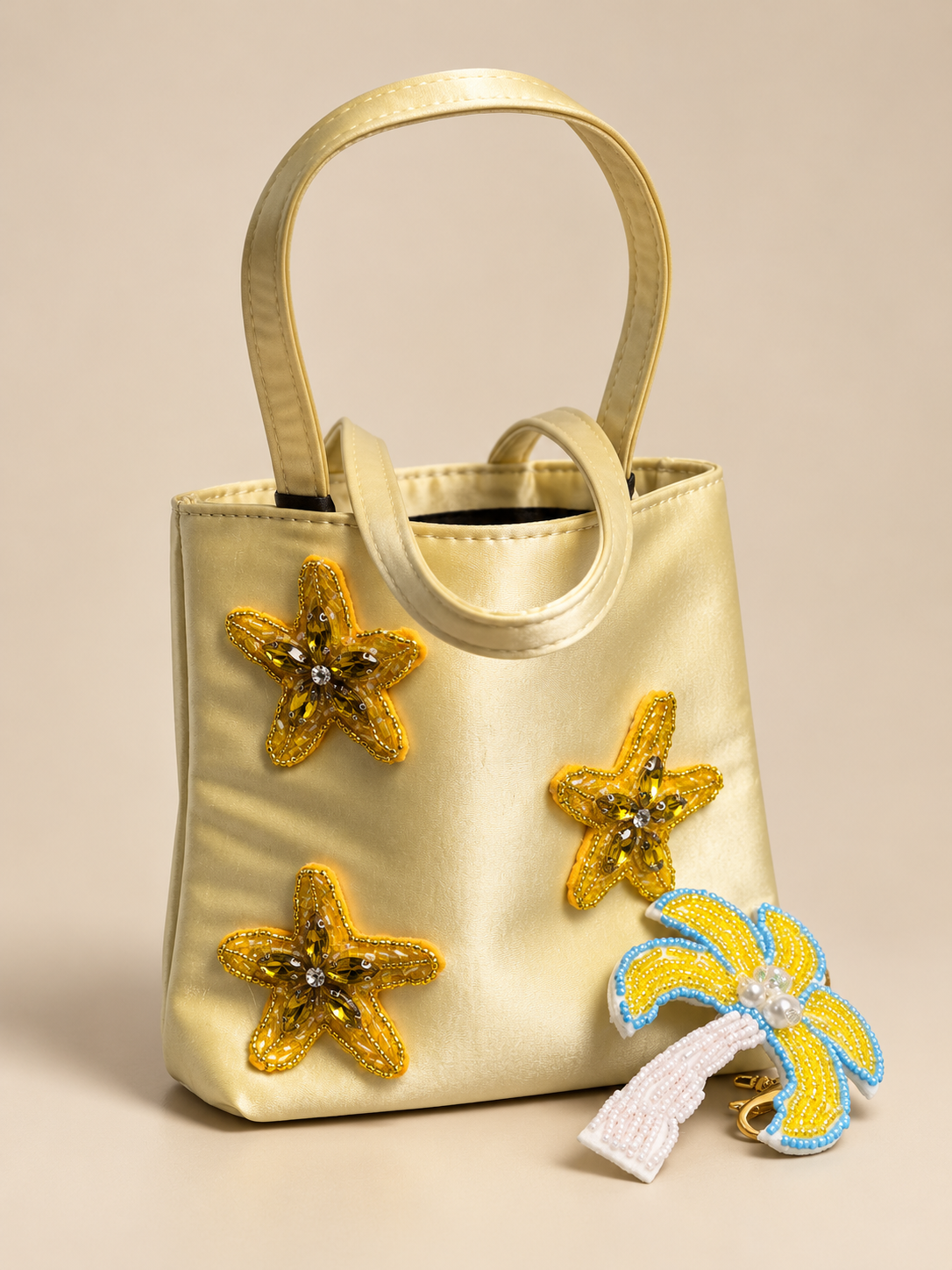 Coralie Beach Bag (Yellow)