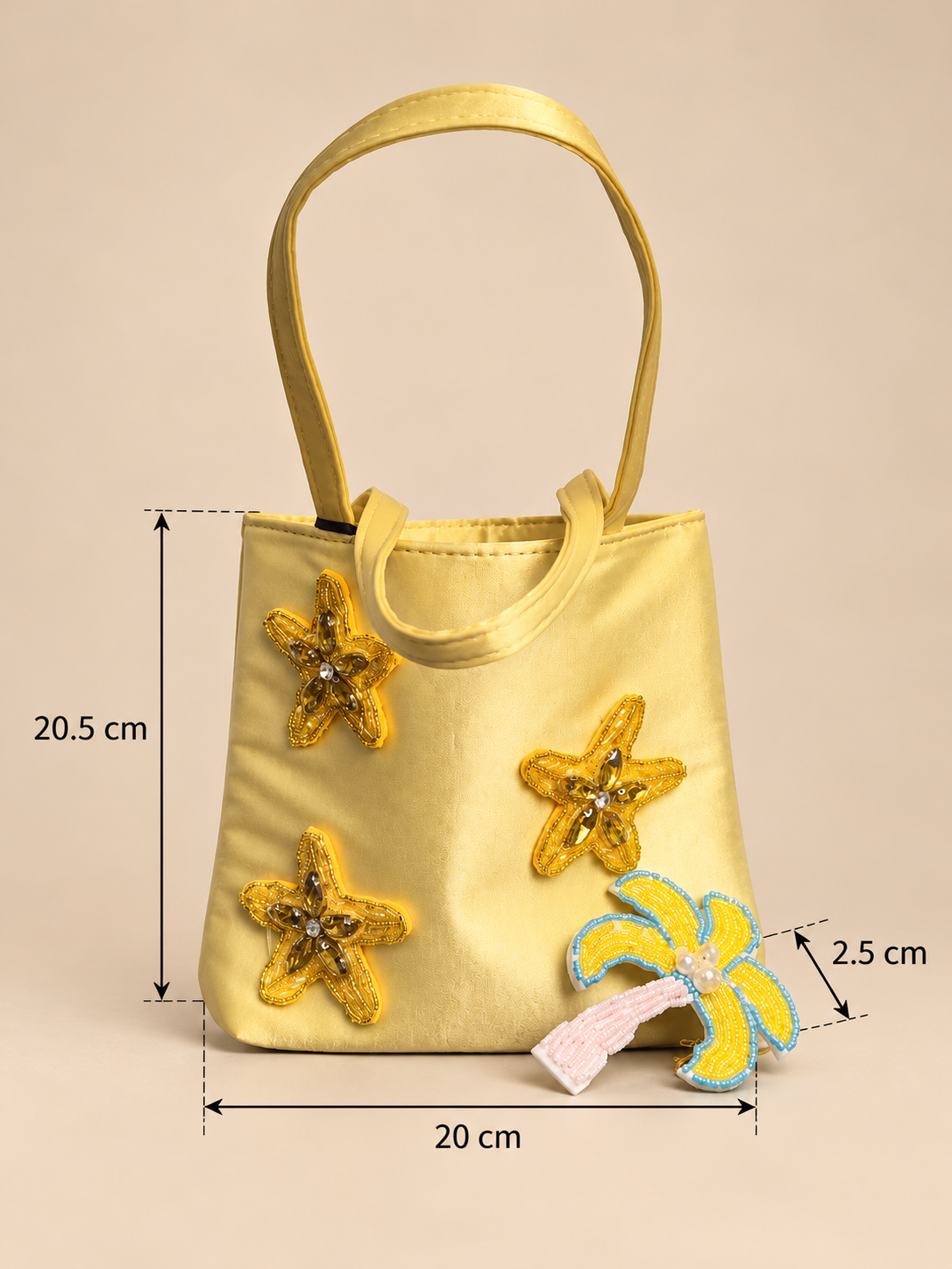 Coralie Beach Bag (Yellow)