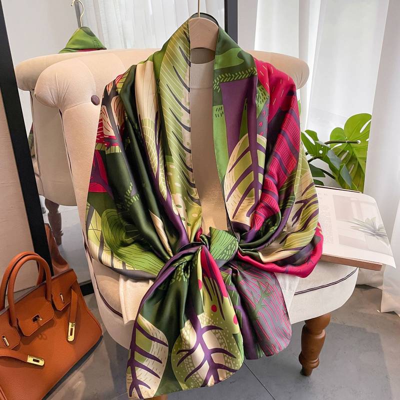 Moonlit Forest Silk Scarf