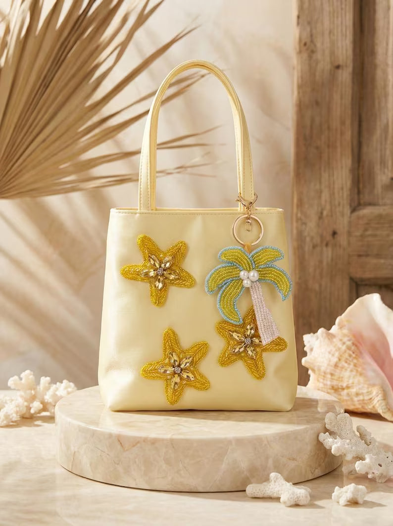 Coralie Beach Bag (Yellow)