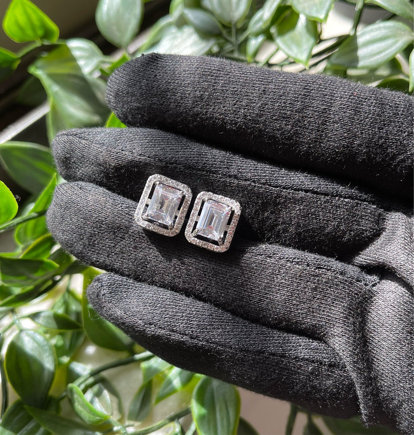 Emerald Cut 2 Carat Studs