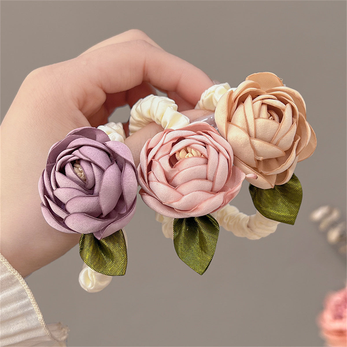 Rosy Pop Scrunchie/Hair Tie