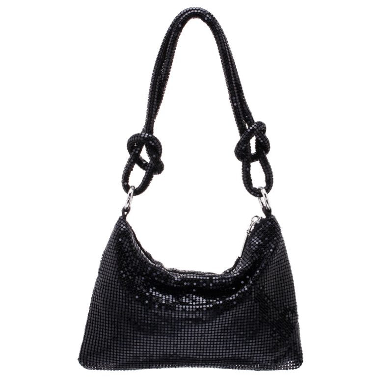 Lucia Metallic Bag (Black)