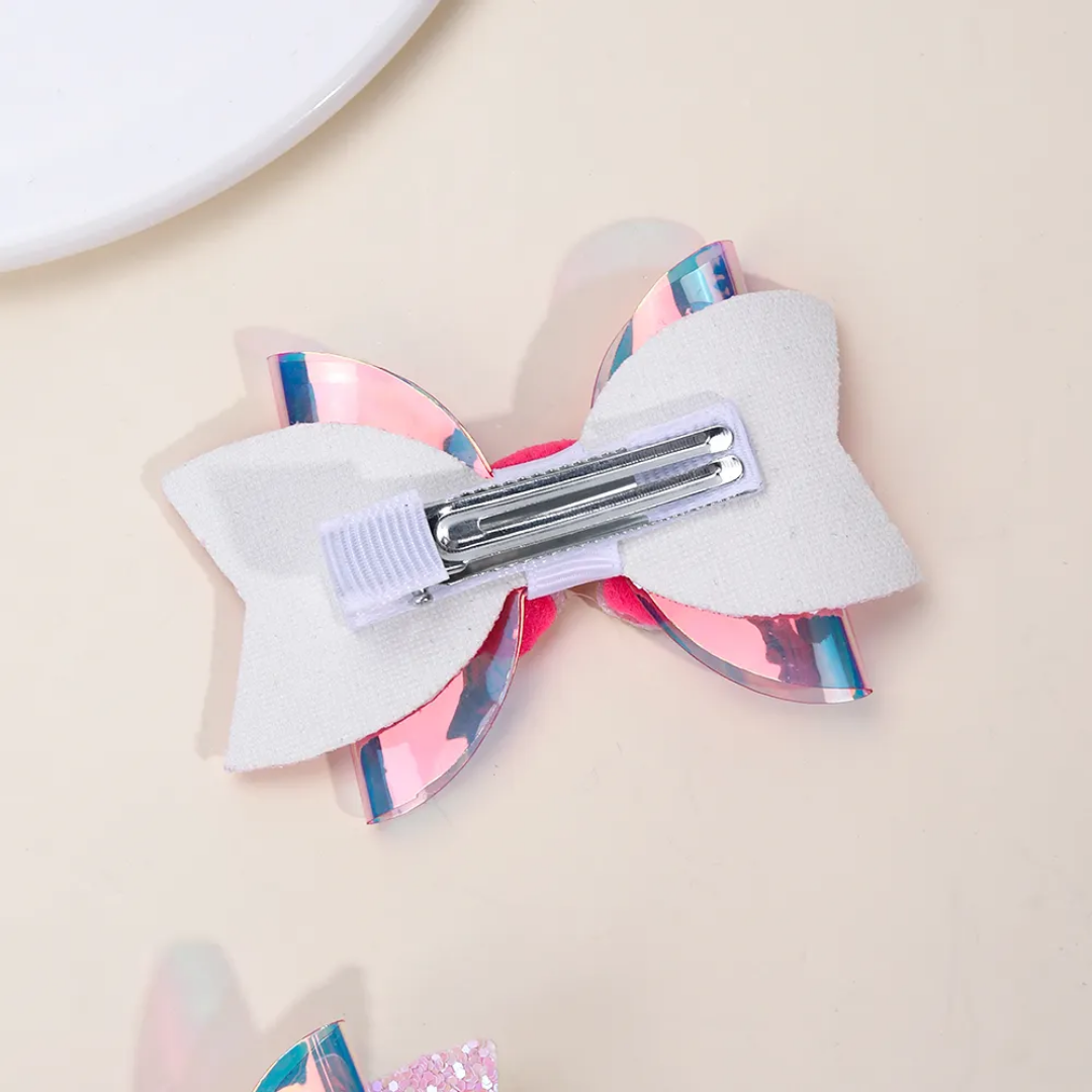 Watermelon Bow Side Pin (Set Of 2)