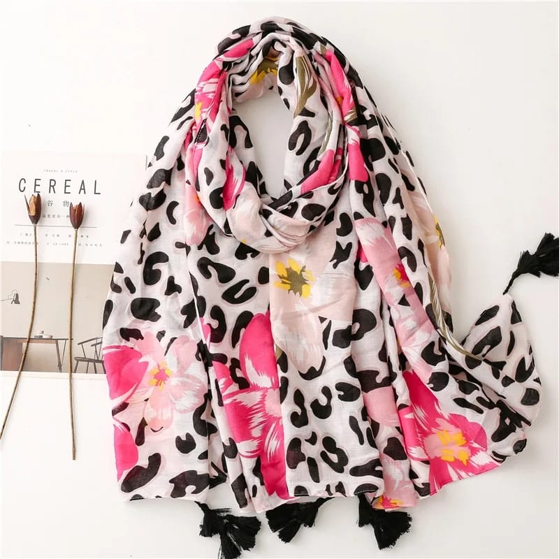 Layla Viscose Cotton Stole