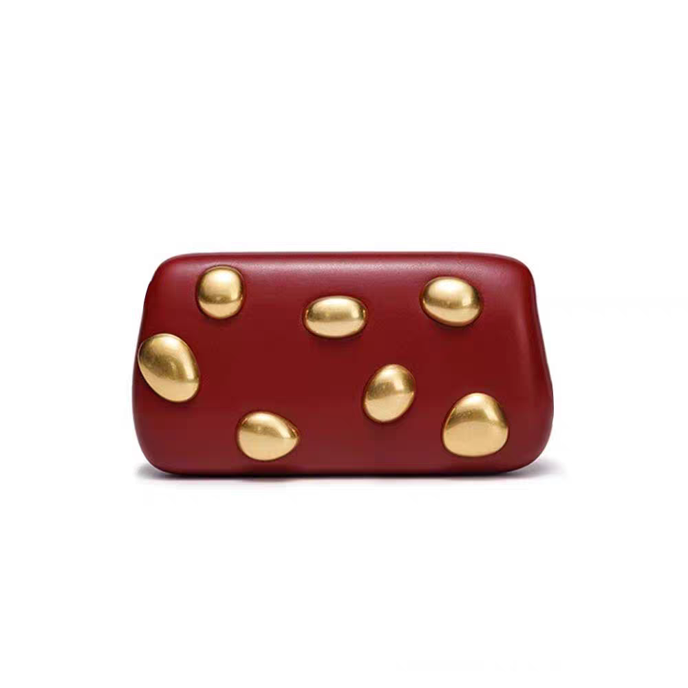Zayra Vegan Leather Handbag (Maroon)