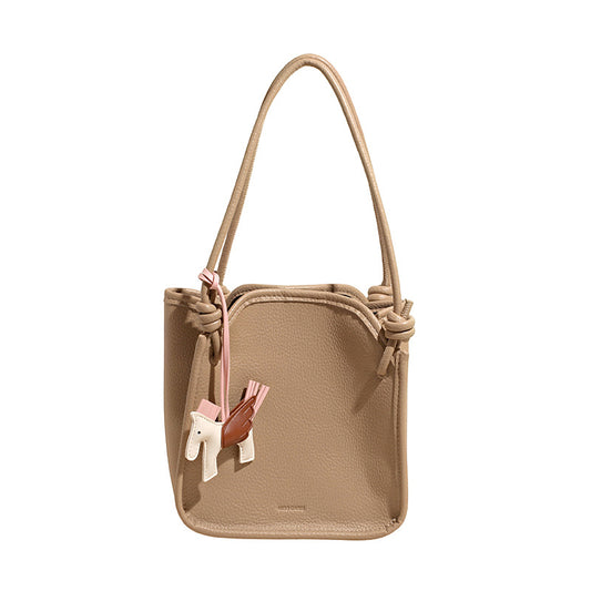 Savira Handbag with Charm (Brown)