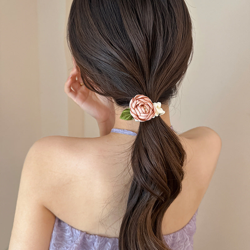 Rosy Pop Scrunchie/Hair Tie