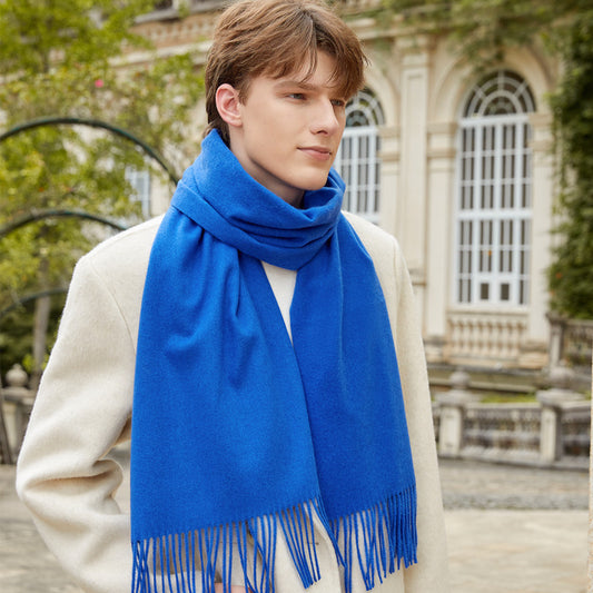 Henric Men's Shawl (Sapphire)